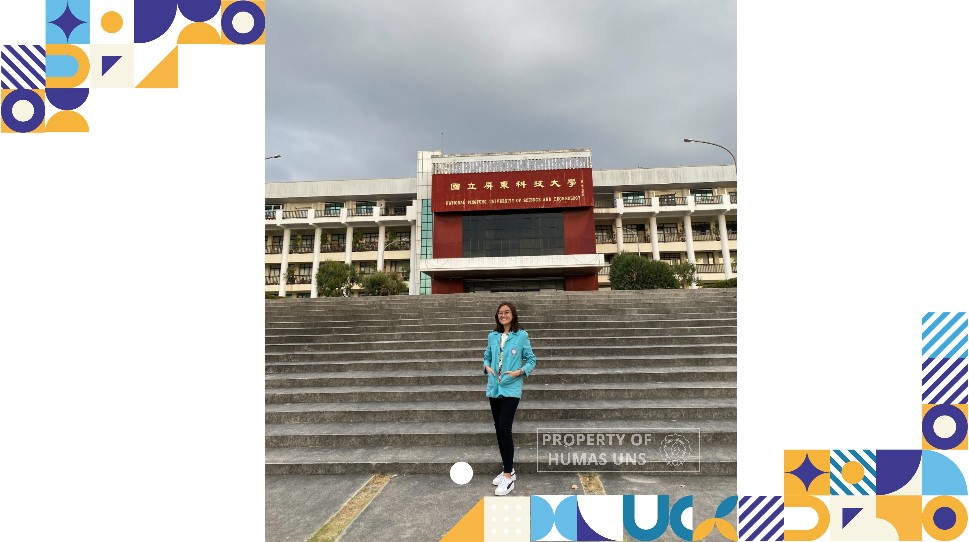 Mahasiswa FP UNS Berhasil Lolos Magang Riset di NPUST Taiwan dengan Beasiswa