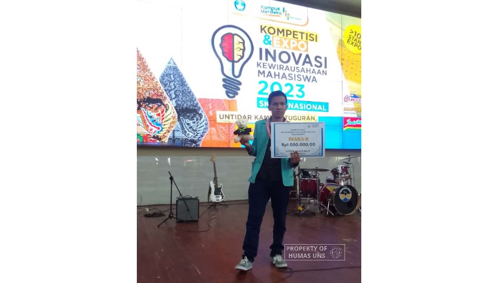 Mahasiswa FSRD UNS Raih Juara 2 Kompetisi Inovasi Kewirausahaan Mahasiswa Nasional di Untidar