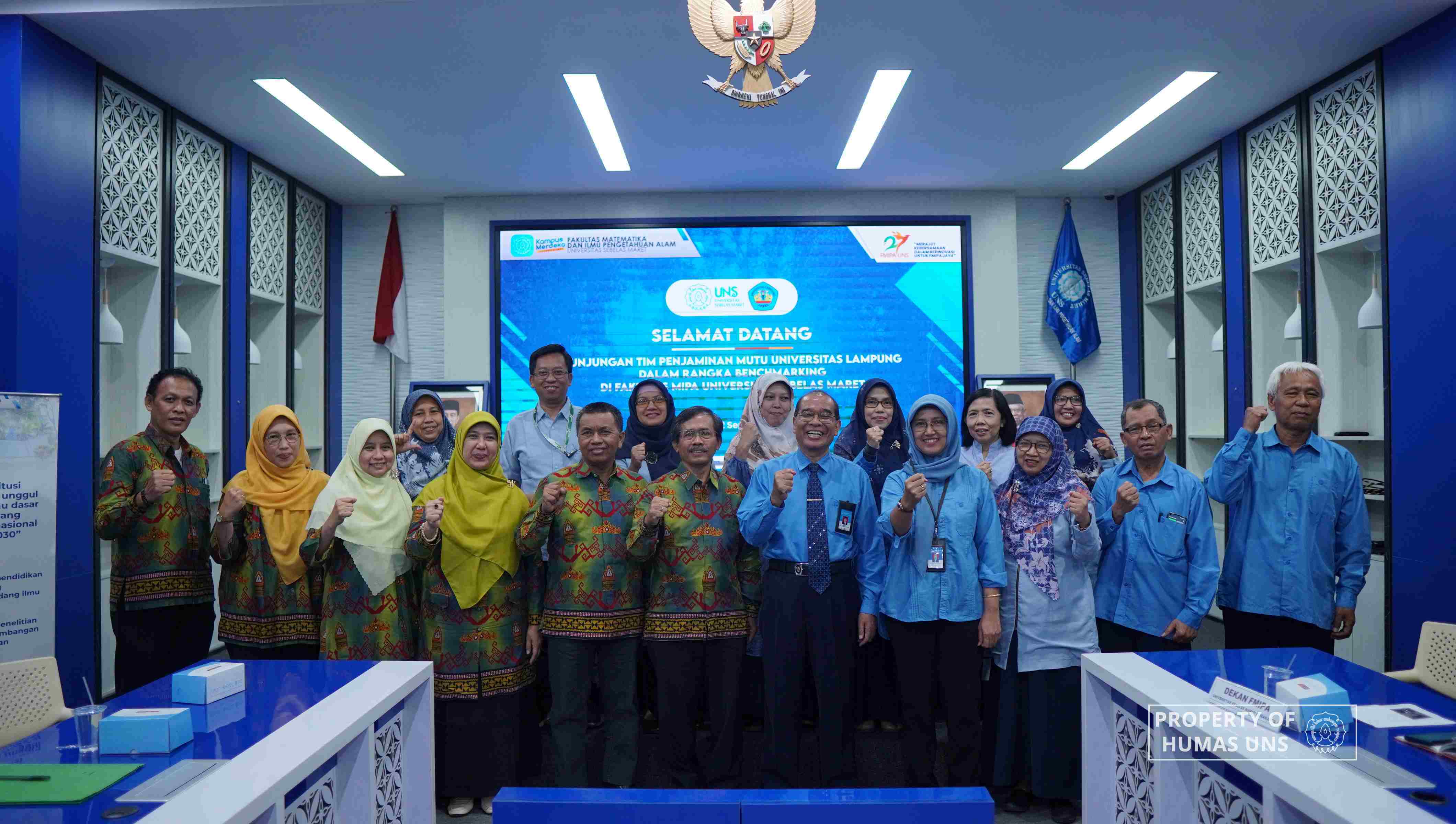 FMIPA UNS Menerima Kunjungan Studi Banding dari FMIPA Universitas Lampung