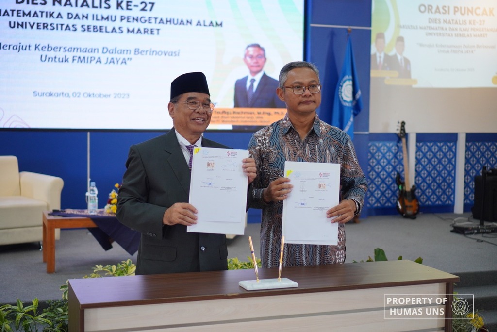 FMIPA UNS Jalin Kerja Sama dengan PT. Nanotech Global Indonesi