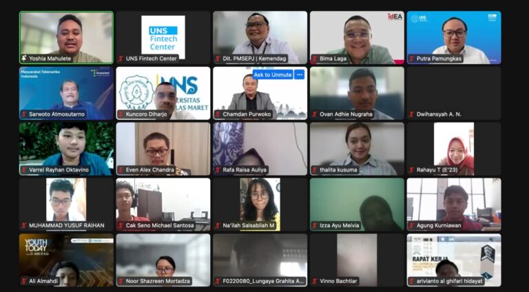 UNS Fintech Center Bersama Prodi S1 Bisnis Digital FEB Gelar Talkshow Social Commerce A New Disruption in Digital Era
