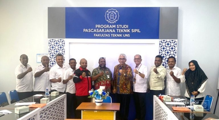 FT UNS Terima Kunjungan dari UPTD Balai Pengujian dan Laboratorium PUPRPKP Provinsi Papua