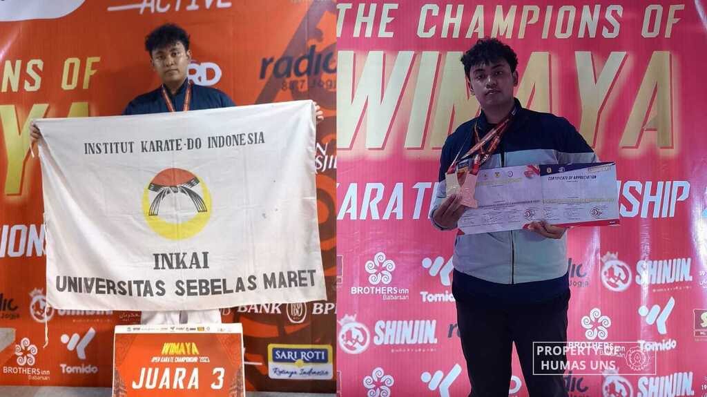 Mahasiswa UNS Raih Prestasi di Ajang Wimaya International Karate Championship 2023
