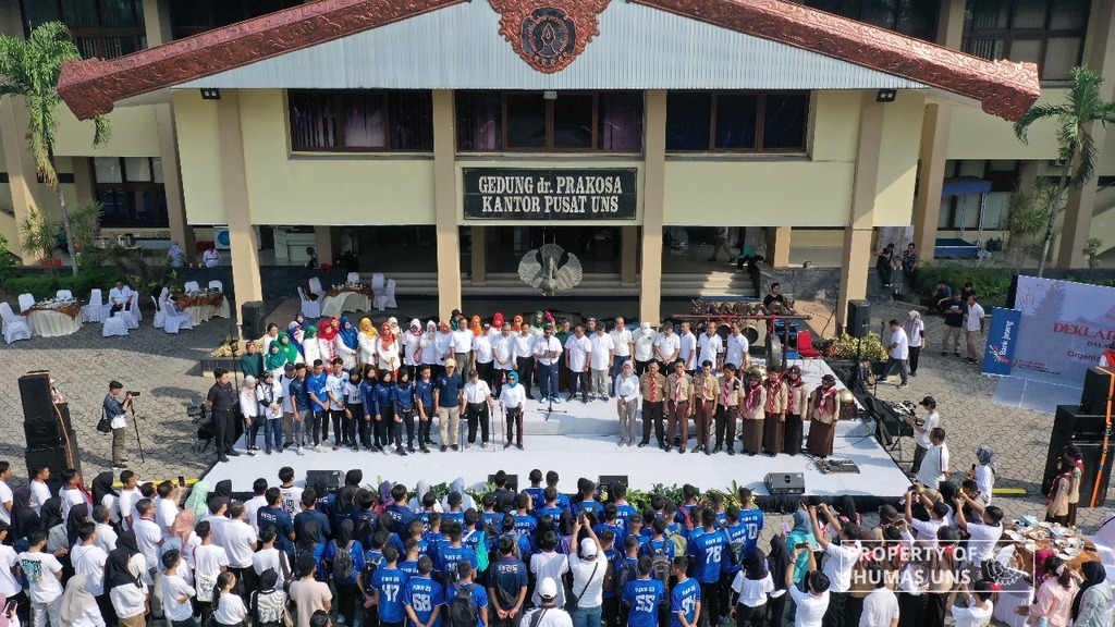 UNS Bersama 21 Perguruan Tinggi di Soloraya Gelar Deklarasi Pemilu Damai