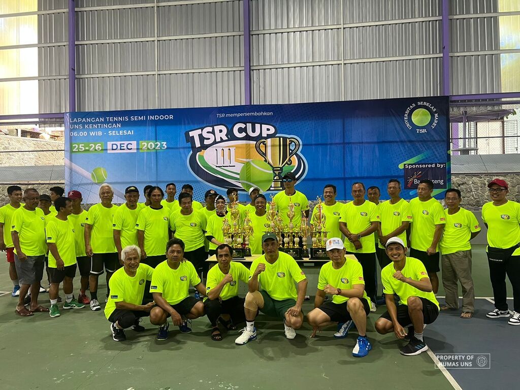 UNS Kembali Gelar Turnamen Tenis ‘TSR Cup III’