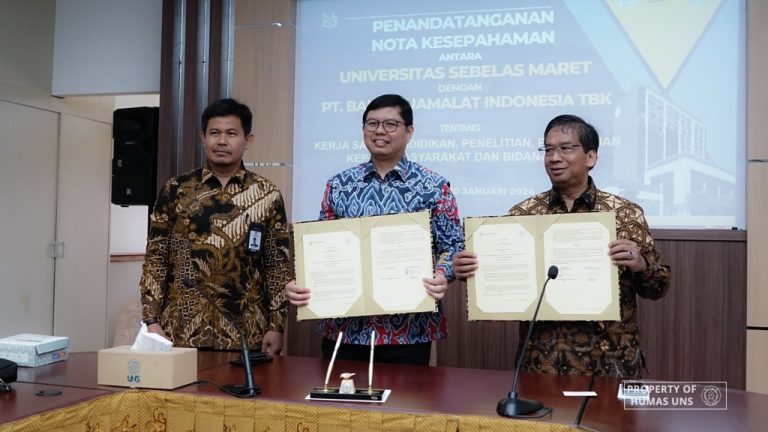 UNS Jalin Kerja Sama dengan PT Bank Muamalat Indonesia, Tbk