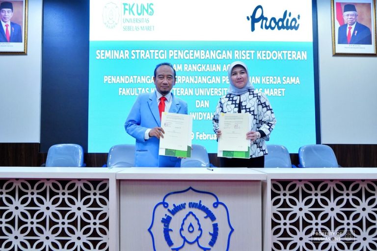 FK UNS Jalin Kerja Sama dengan PT Prodia Widyahusada Tbk