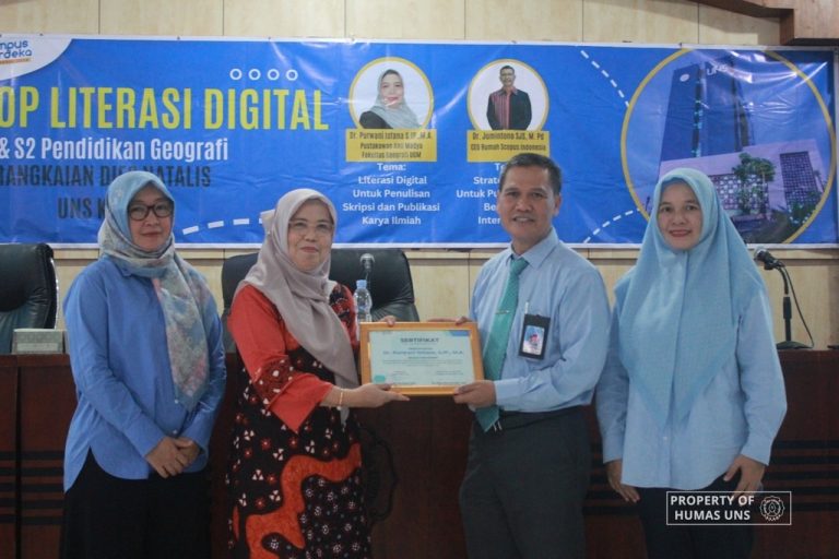 Prodi Pendidikan Geografi Gelar Workshop Literasi Digital untuk Penulisan Skripsi dan Publikasi Karya Ilmiah