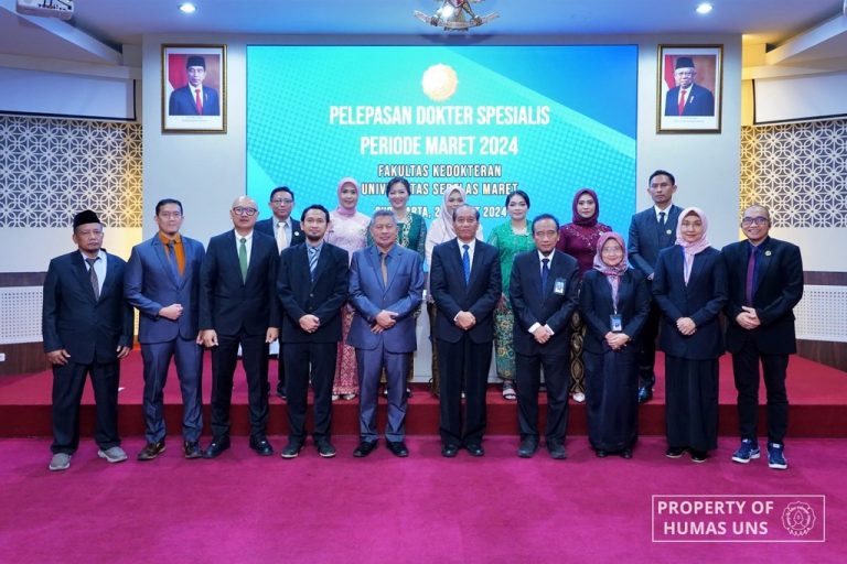 FK UNS Kembali Melepas Dokter Spesialis Baru Periode Maret 2024
