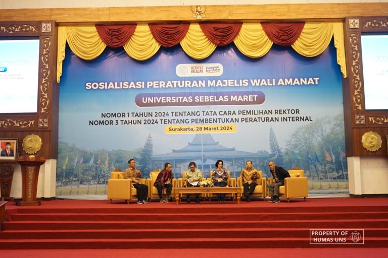 MWA UNS Bentuk Panitia Pemilihan Rektor Periode 2024-2029