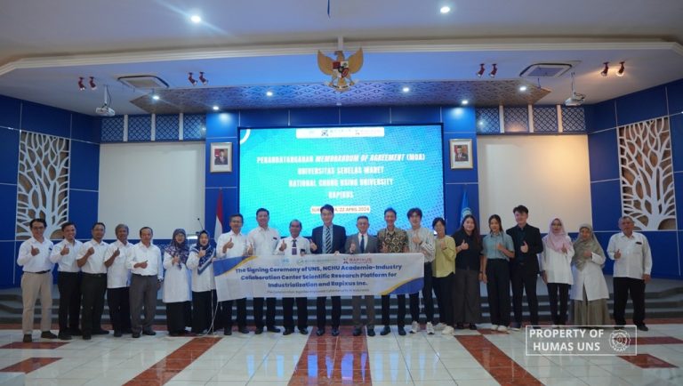 FATISDA UNS Jalin Kerja Sama dengan National Chung Hsing University