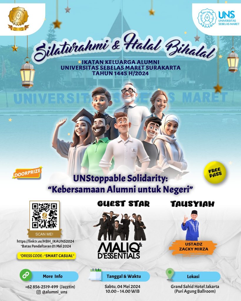 Silaturahmi dan Halal Bihalal Ikatan Keluarga Alumni Universitas Sebelas Maret Surakarta Tahun 1445H/2024