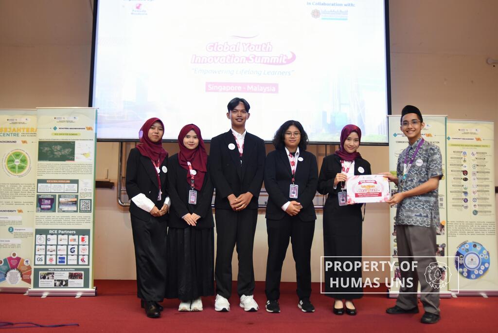 Mahasiswa UNS dan Tim Berhasil Meraih Empat Penghargaan pada Global Youth Innovation Summit