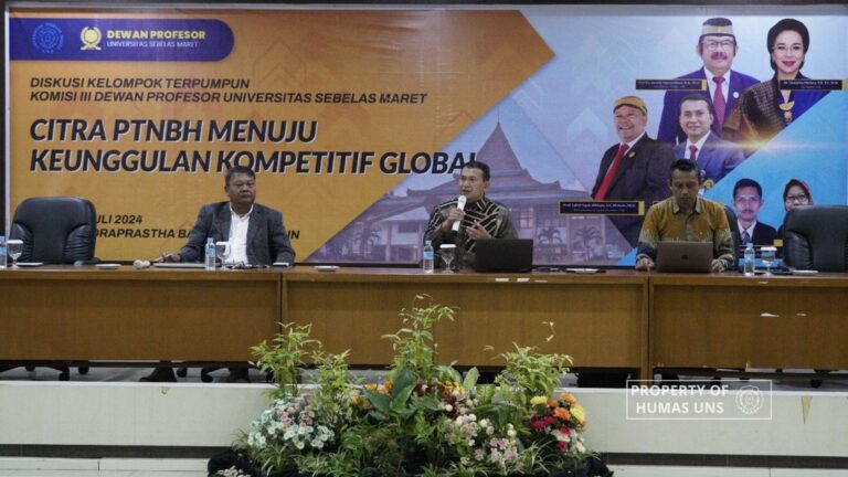 Dewan Profesor UNS Diskusikan Citra UNS Sebagai PTNBH Menuju Keunggulan Kompetitif Global