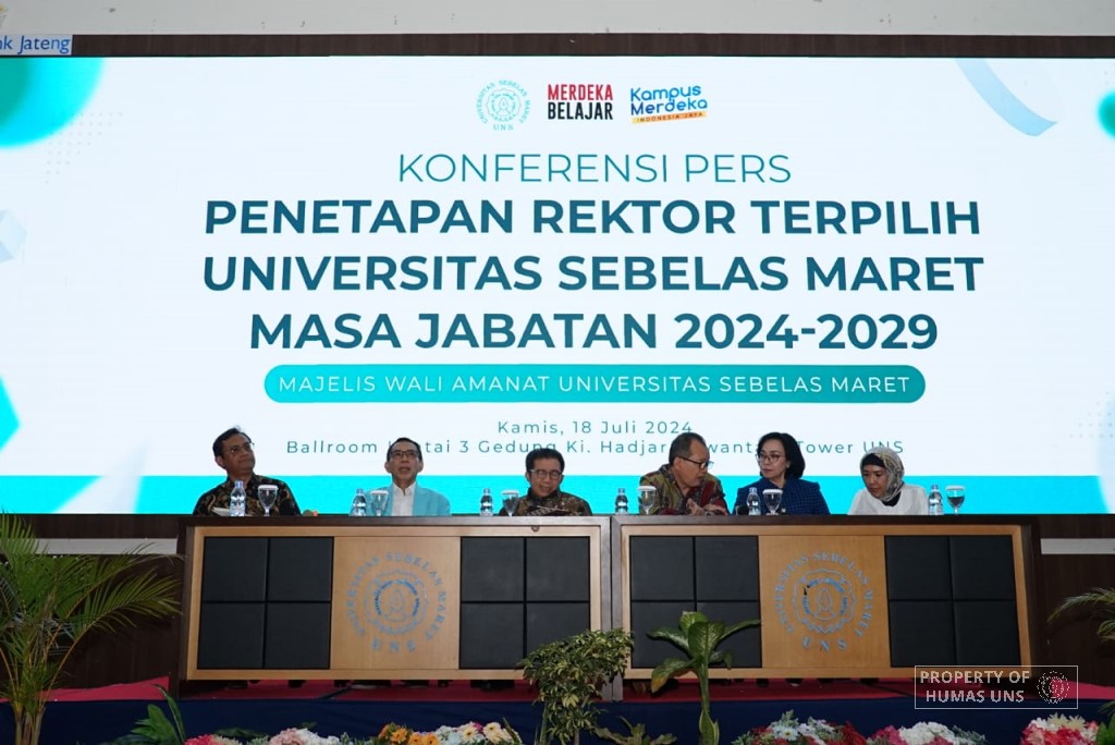 MWA UNS Tetapkan Prof. Hartono sebagai Rektor Terpilih Masa Jabatan 2024-2029 (2)