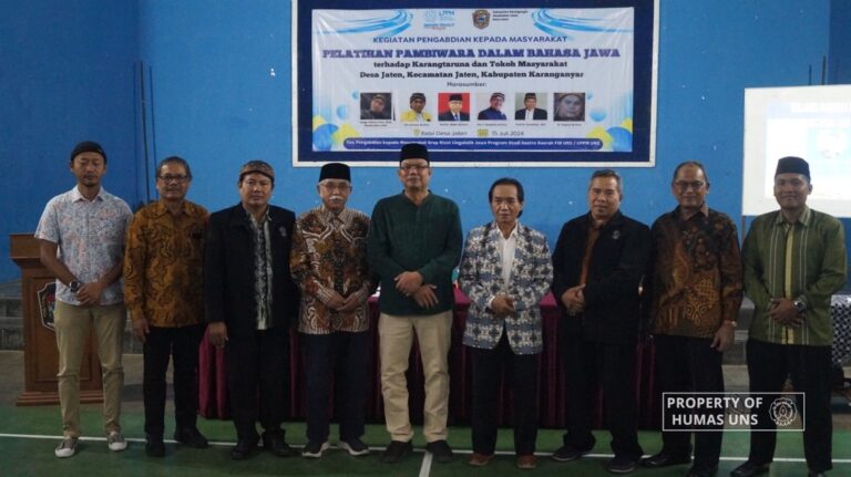 Prodi Sastra Daerah UNS Gelar Pelatihan Pambiwara dan Pidato Bahasa Jawa