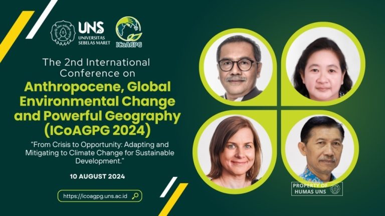 The 2nd ICoAGPG 2024, Konferensi Internasional Prodi S-2 Pendidikan Geografi Kembali Digelar