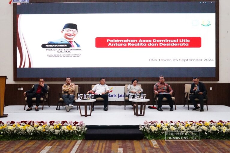 Gandeng Kejaksaan RI, UNS Gelar Seminar Tentang Urgensi Penguatan Dominus Litis Penuntutan dalam Hukum Acara Pidana Indonesia