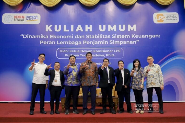 LPS dan UNS Selenggarakan Kuliah Umum Ekonomi dan Keuangan