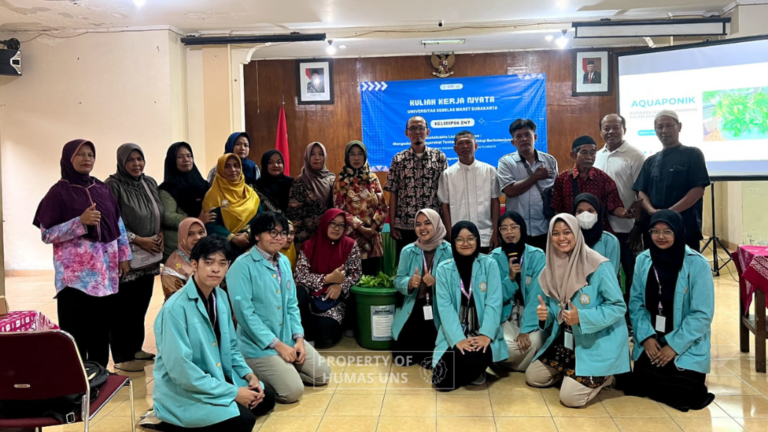 Mahasiswa UNS di Kelurahan Joyotakan, Surakarta Dorong Praktik Hidup Berkelanjutan