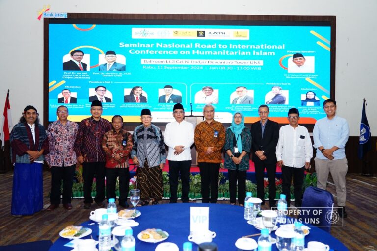 UNS Menjadi Tuan Rumah Seminar Nasional Humanitarian Islam dan Tantangan Global Kerja Sama dengan PBNU dan UI