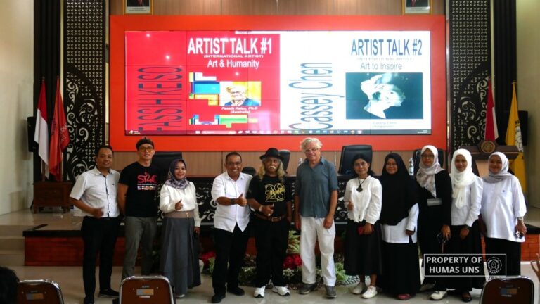 Hadirkan Seniman dari Australia dan Singapura, Prodi Seni Rupa Murni FSRD UNS Gelar Artist Talk