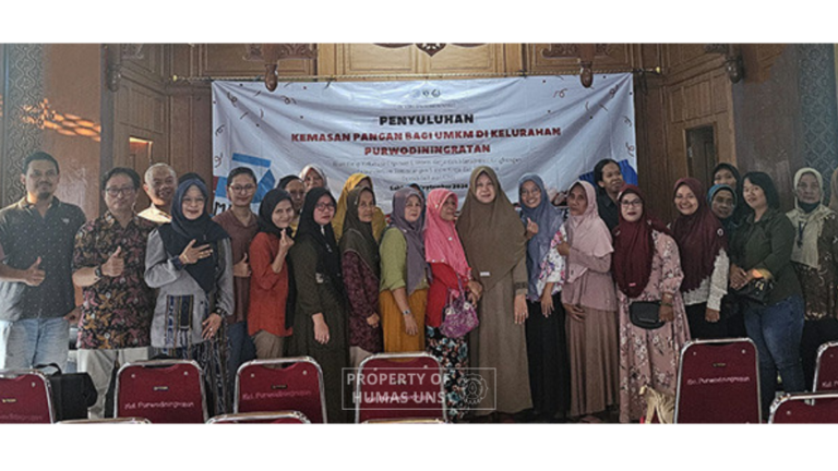 RG FT UNS Adakan Penyuluhan Kemasan Pangan bagi UMKM di Purwodiningratan, Surakarta