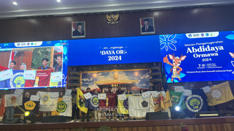 UNS Raih 4 Penghargaan Abdidaya Ormawa
