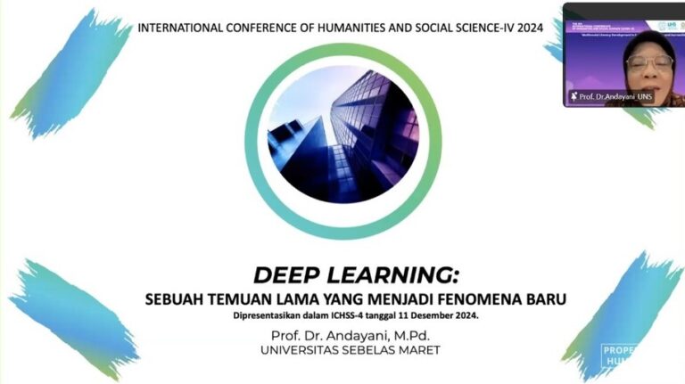 Alumni Program Doktor S-3 Pendidikan Bahasa Indonesia Selenggarakan The 4th International Conference of Humanities and Social Sciences