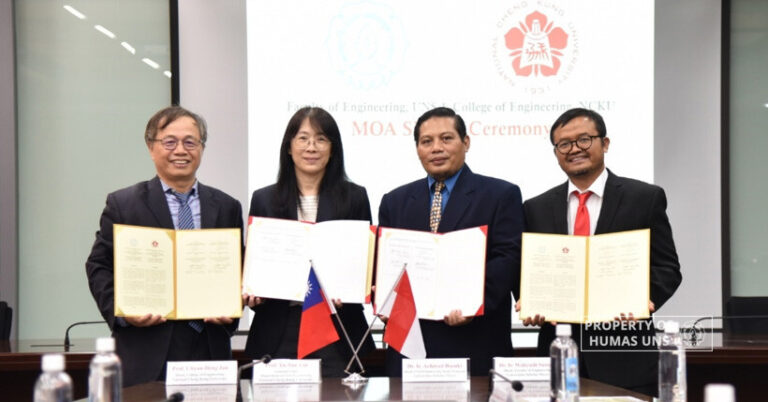 FT UNS Jalin Kerja Sama Internasional dengan National Cheng Kung University, Taiwan
