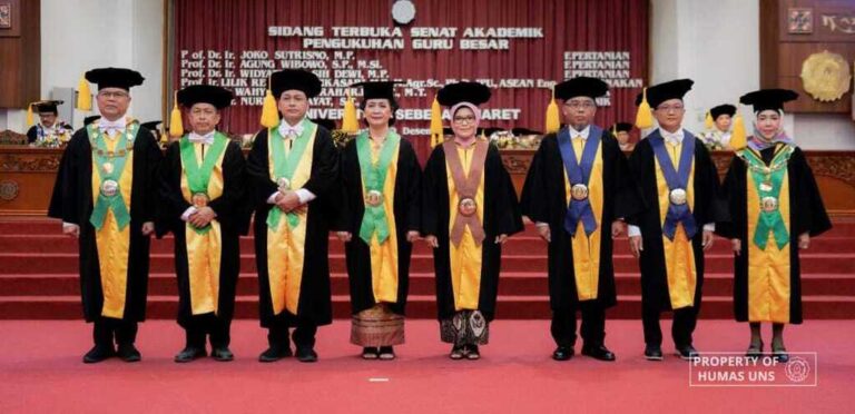 Guru Besar Baru UNS Sepakat pada Gagasan Keberlanjutan