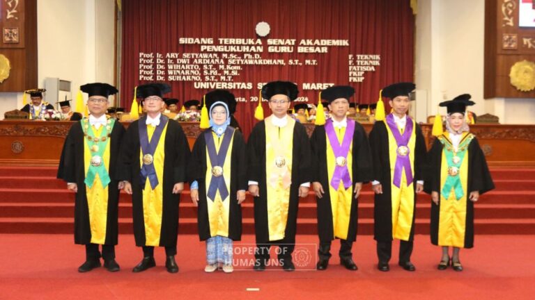 Rektor Optimis Prestasi UNS Terus Meningkat Seiring Bertambahnya Guru Besar Baru