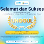 UNS Resmi Ditetapkan sebagai Perguruan Tinggi Berstatus Unggul pada Simkatmawa 2025
