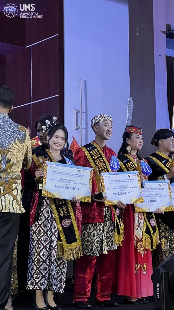 Mahasiswa FH UNS Raih Juara 2 Duta GenRe Indonesia Putri 2026