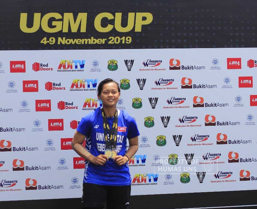 Anggepy Mulan Sari, Mahasiswa UNS Peraih Juara 3 Tunggal Putri LIMA Badminton Berturut-turut