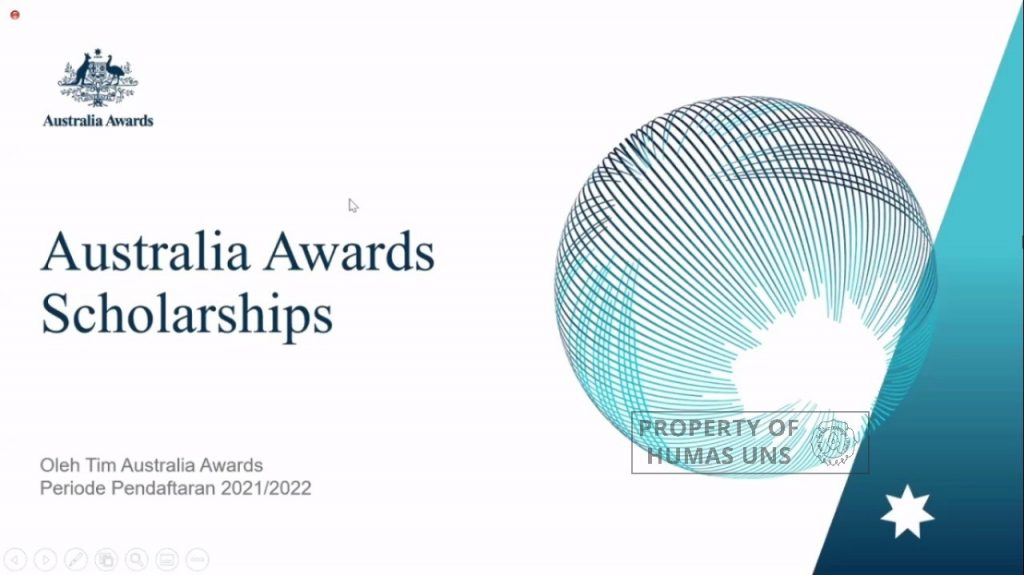 Australia Award Scholarship IO UNS Berkuliah di Luar Negeri pada Masa Pandemi