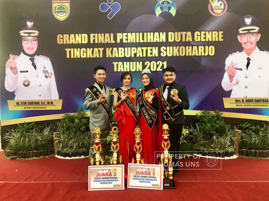 Tiga Mahasiswa UNS Raih Juara dalam Pemilihan Duta GenRe Kabupaten Sukoharjo