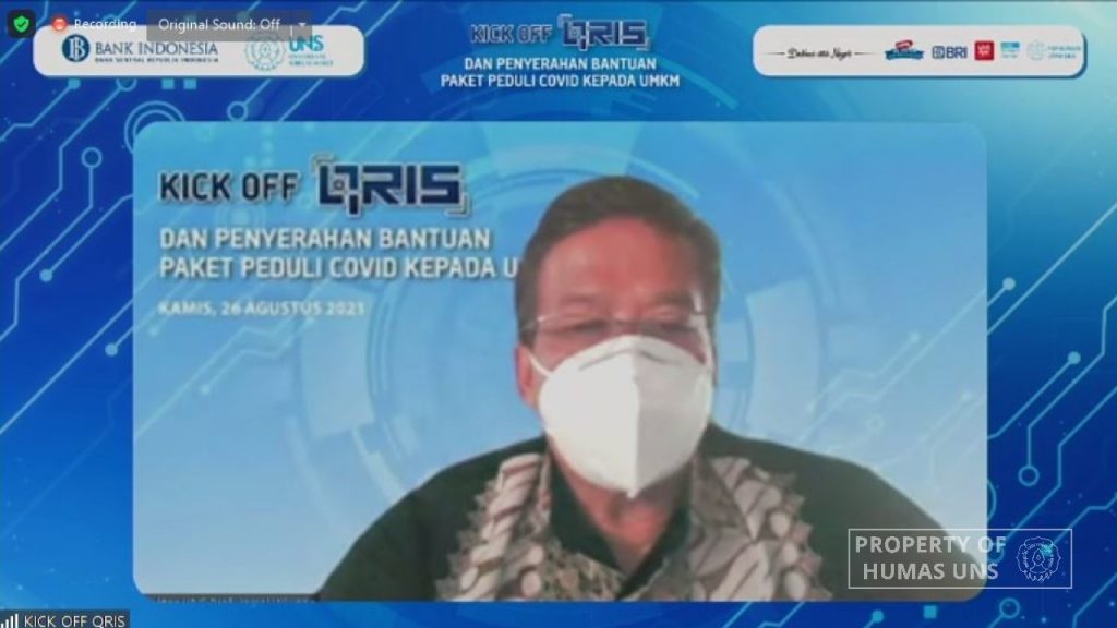 Bank Indonesia Berikan Bantuan kepada UMKM Binaan UNS