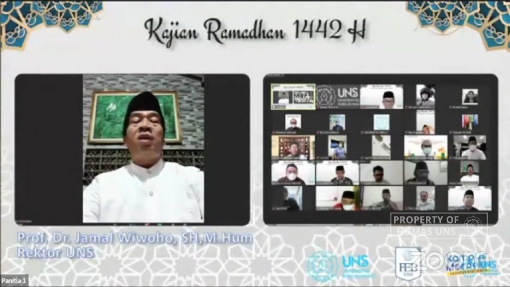 Bersama FEB, UNS Selenggarakan Kajian Ramadan 1442 H Putaran Terakhir