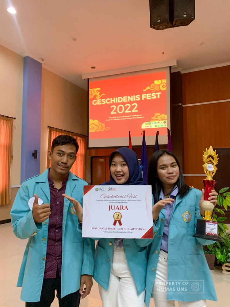 Angkat Film Pendek Tentang Geger Pecinan dan Kerajaan Pajang, Mahasiswa UNS Boyong Juara di Tingkat Nasional