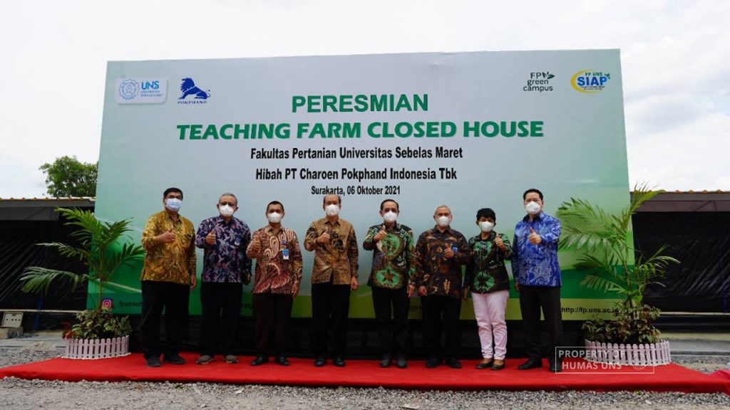 FP UNS Meresmikan Teaching Farm Closed House di Jatikuwung, Karanganyar